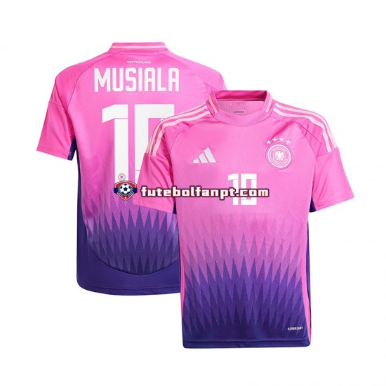 Camisola Alternativo Seleção Alemã Jamal Musiala 10 Euro 2024 Manga Curta ,Homem