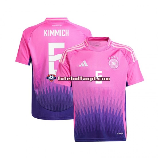 Camisola Alternativo Seleção Alemã Kimmich 6 Euro 2024 Manga Curta ,Homem