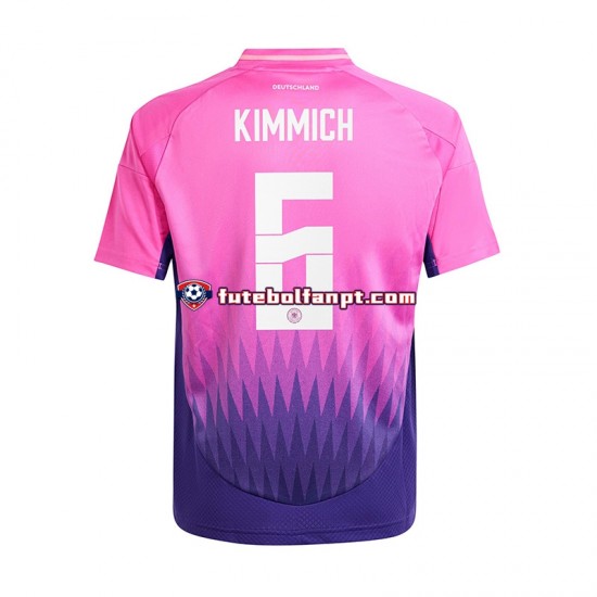 Camisola Alternativo Seleção Alemã Kimmich 6 Euro 2024 Manga Curta ,Homem