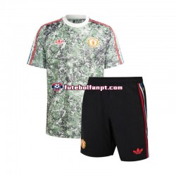 Camisola Principal Manchester United Stone Roses Época 2023/2024 Manga Curta ,Criança