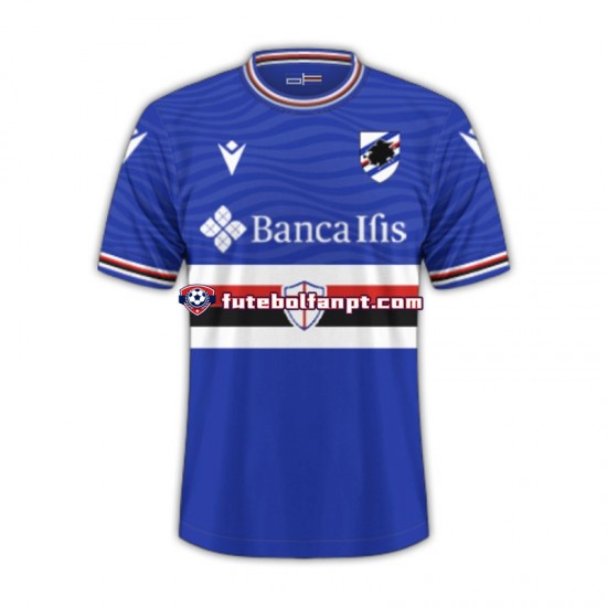 Camisola Principal Sampdoria Época 2023/2024 Manga Curta ,Homem