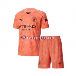 Camisola Alternativo Guarda-redes Manchester City Época 2024/2025 Manga Curta ,Criança