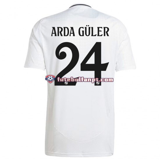 Camisola Principal Real Madrid ARDA GULER 24 Época 2024/2025 Manga Curta ,Homem