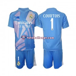 Camisola Principal Guarda-redes Real Madrid Thibaut Courtois 1 Época 2024/2025 Manga Curta ,Criança