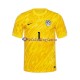 Camisola Principal Guarda-redes Seleção Eslovena Amarelo Jan Oblak 1 Euro 2024 Manga Curta ,Homem