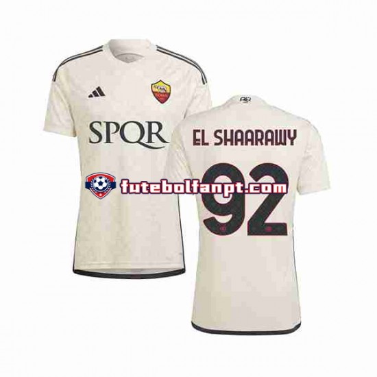 Camisola Alternativo AS Roma El Shaarawy 92 Época 2023/2024 Manga Curta ,Homem