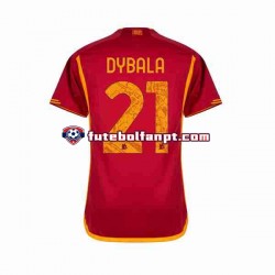 Camisola Principal AS Roma Paulo Dybala 21 Época 2023/2024 Manga Curta ,Homem