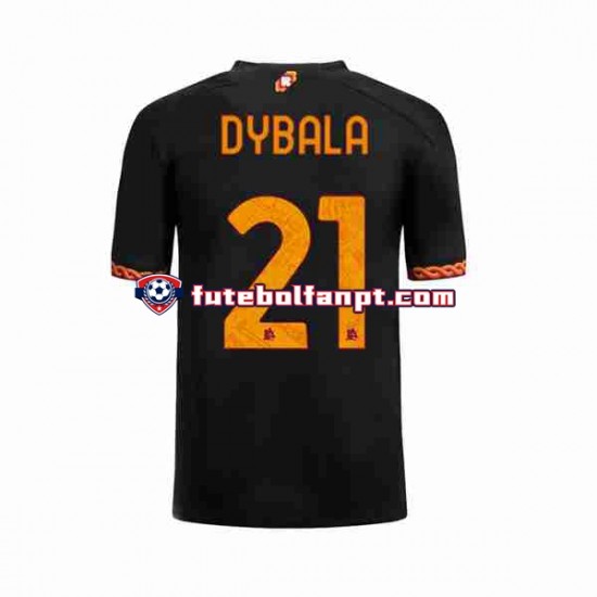 Camisola Alternativa (2ª) AS Roma Paulo Dybala 21 Época 2023/2024 Manga Curta ,Homem