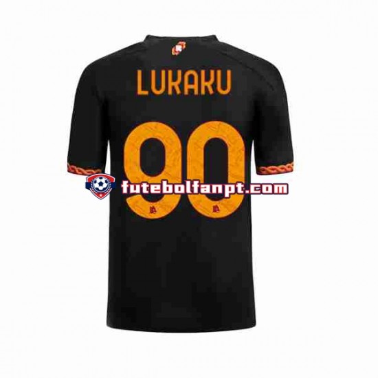 Camisola Alternativa (2ª) AS Roma Romelu Lukaku 90 Época 2023/2024 Manga Curta ,Homem