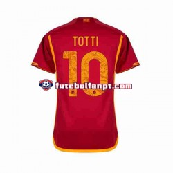 Camisola Principal AS Roma Totti 10 Época 2023/2024 Manga Curta ,Homem