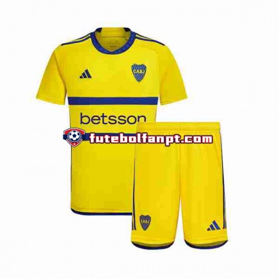 Camisola Alternativo Boca Juniors Época 2023/2024 Manga Curta ,Criança