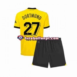 Camisola Principal Borussia Dortmund Karim Adeyemi 27 Época 2023/2024 Manga Curta ,Criança