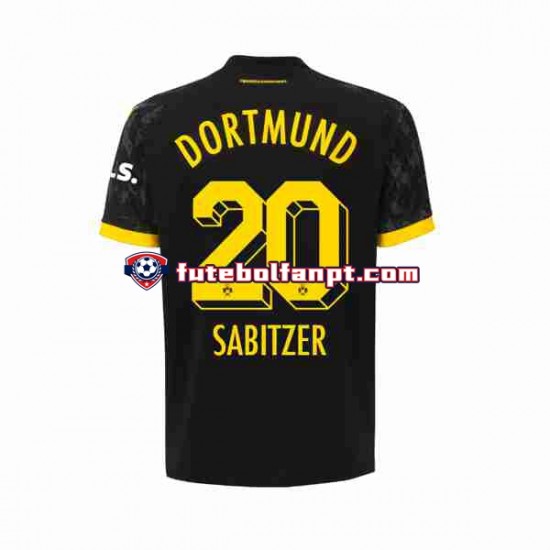 Camisola Alternativo Borussia Dortmund Marcel Sabitzer 20 Época 2023/2024 Manga Curta ,Homem