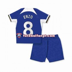 Camisola Principal Chelsea Enzo Fernandez 8 Época 2023/2024 Manga Curta ,Criança