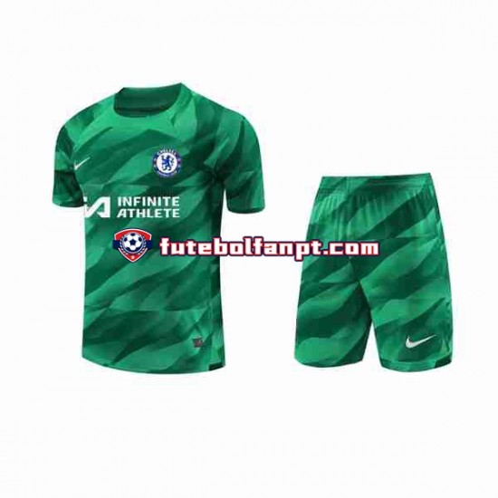 Camisola Alternativa (2ª) Guarda-redes Chelsea Época 2023/2024 Manga Curta ,Criança