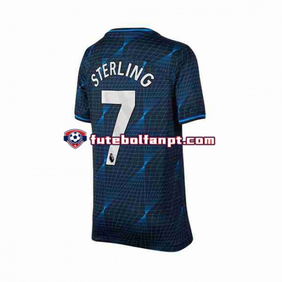 Camisola Alternativo Chelsea Raheem Sterling 7 Época 2023/2024 Manga Curta ,Homem