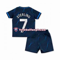 Camisola Alternativo Chelsea Raheem Sterling 7 Época 2023/2024 Manga Curta ,Criança