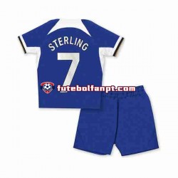 Camisola Principal Chelsea Raheem Sterling 7 Época 2023/2024 Manga Curta ,Criança