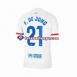 Camisola Alternativo FC Barcelona Frenkie de Jong 21 Época 2023/2024 Manga Curta ,Homem