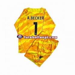 Camisola Alternativa (2ª) Guarda-redes Liverpool A.Becker 1 Época 2023/2024 Manga Comprida ,Criança