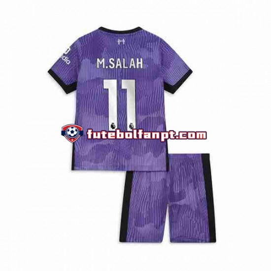 Camisola Alternativa (2ª) Liverpool M.Salah 11 Época 2023/2024 Manga Curta ,Criança