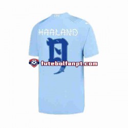 Camisola Principal Manchester City Haaland 9 Special Printing Época 2023/2024 Manga Curta ,Homem