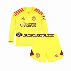 Camisola Principal Guarda-redes Manchester United Época 2023/2024 Manga Comprida ,Criança