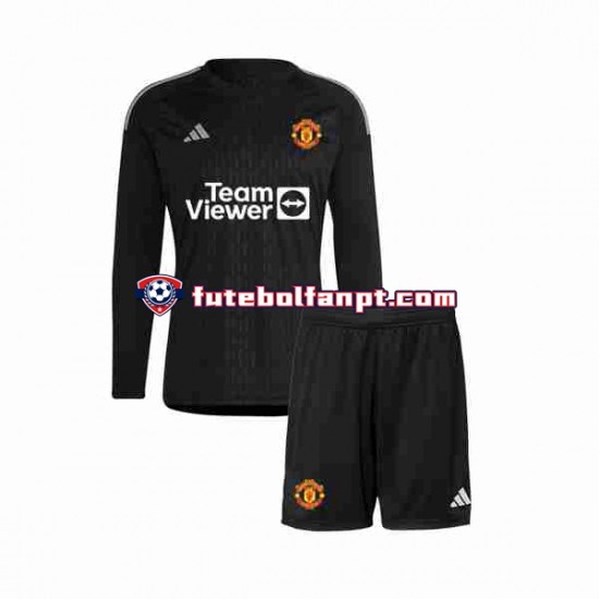 Camisola Alternativa (2ª) Guarda-redes Manchester United Época 2023/2024 Manga Comprida ,Criança