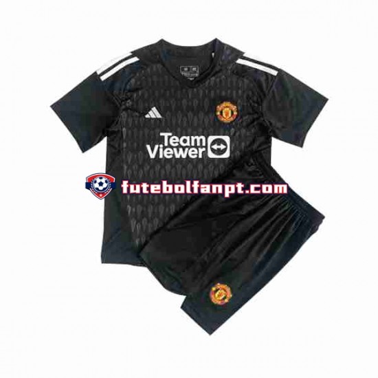 Camisola Alternativa (2ª) Guarda-redes Manchester United Época 2023/2024 Manga Curta ,Criança