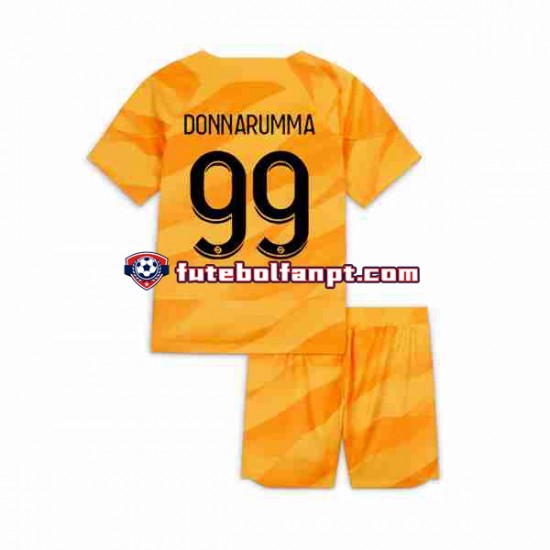 Camisola Alternativo Guarda-redes Paris Saint-Germain DONNARUMMA 99 Época 2023/2024 Manga Curta ,Criança