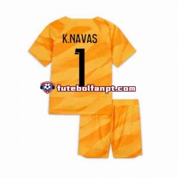 Camisola Alternativo Guarda-redes Paris Saint-Germain K.NAVAS 1 Época 2023/2024 Manga Curta ,Criança