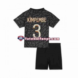 Camisola Alternativa (2ª) Paris Saint-Germain Kimpembe 3 Época 2023/2024 Manga Curta ,Criança