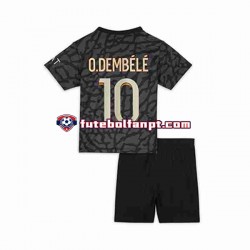 Camisola Alternativa (2ª) Paris Saint-Germain O.Dembele 10 Época 2023/2024 Manga Curta ,Criança