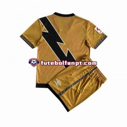 Camisola Alternativa (2ª) Rayo Vallecano Época 2023/2024 Manga Curta ,Criança