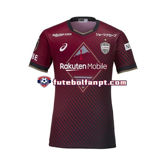 Camisola Principal Vissel Kobe 2023 Manga Curta ,Homem