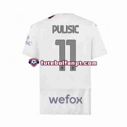 Camisola Alternativo AC Milan Christian Pulisic 11 Época 2023/2024 Manga Curta ,Homem