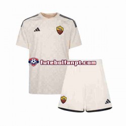 Camisola Alternativo AS Roma Época 2023/2024 Manga Curta ,Criança