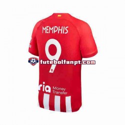 Camisola Principal Atlético Madrid Memphis Depay 9 Época 2023/2024 Manga Curta ,Homem