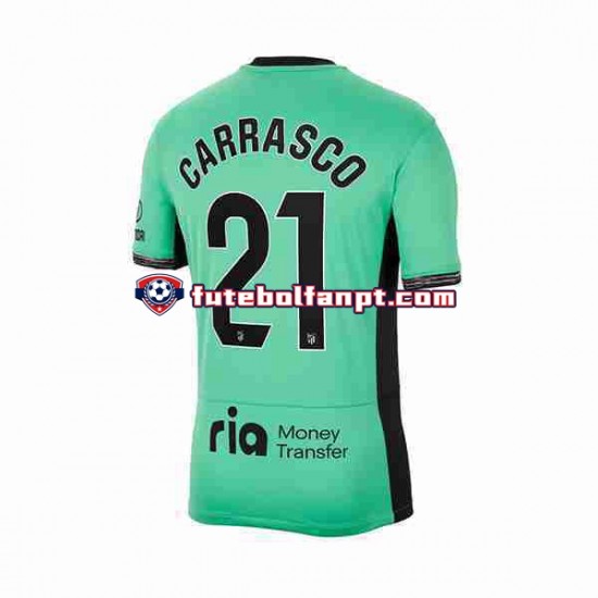 Camisola Alternativa (2ª) Atlético Madrid Yannick Carrasco 21 Época 2023/2024 Manga Curta ,Homem