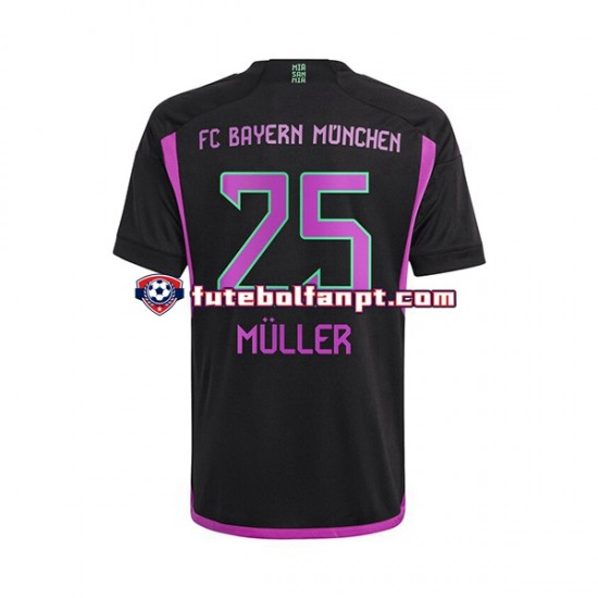 Camisola Alternativo Bayern de Munique Thomas Muller 25 Época 2023/2024 Manga Curta ,Homem