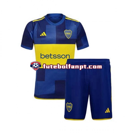 Camisola Principal CA Boca Juniors Época 2023/2024 Manga Curta ,Criança