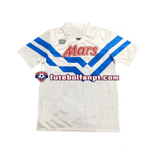 Camisola Alternativo Napoli Retro 1989 1990 Manga Curta ,Homem