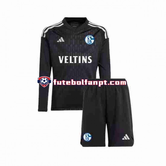 Camisola Alternativo Guarda-redes Schalke 04 Época 2023/2024 Manga Comprida ,Criança