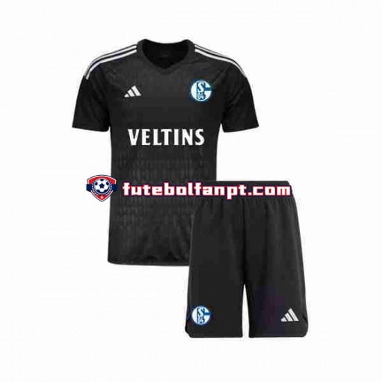 Camisola Alternativo Guarda-redes Schalke 04 Época 2023/2024 Manga Curta ,Criança