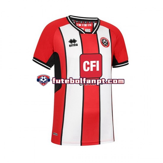 Camisola Principal Sheffield United Época 2023/2024 Manga Curta ,Homem