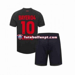 Camisola Principal Bayer 04 Leverkusen Florian Wirtz 10 Época 2023/2024 Manga Curta ,Criança