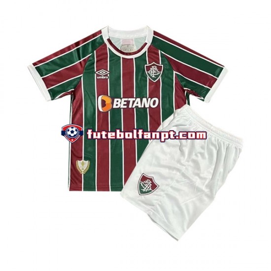 Camisola Principal Fluminense Época 2023/2024 Manga Curta ,Criança