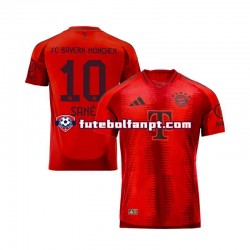 Camisola Principal Bayern de Munique Vermelho Leroy Sane 10 Época 2024/2025 Manga Curta ,Homem