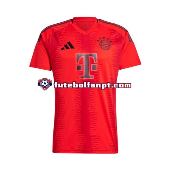 Camisola Principal Bayern de Munique Vermelho Época 2024/2025 Manga Curta ,Homem