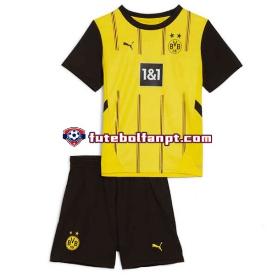 Camisola Principal Borussia Dortmund Época 2024/2025 Manga Curta ,Criança